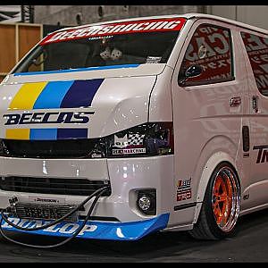 BEECAS HIACE babygang ビーキャス ハイエース ベビーギャング OSAKA AUTO MESSE 2023 OAM2023 - 大阪オートメッセ2023